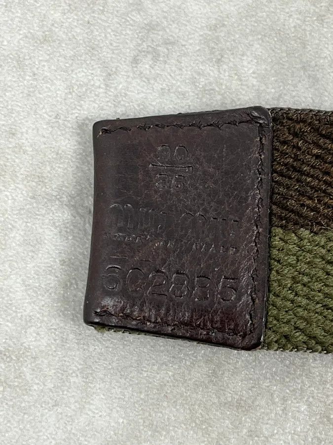 Miu Miu 2000s Miu Miu Two Tone Camo Green Belt Size ONE SIZE - 7 Thumbnail