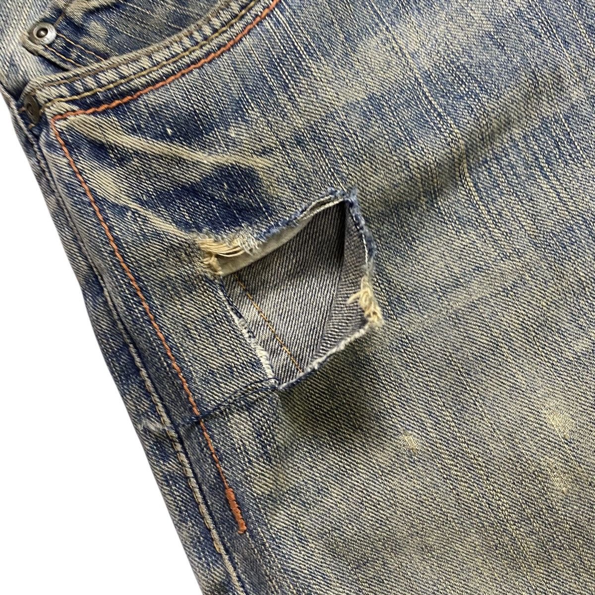 Edwin × Japanese Brand × Vintage Edwin xvs distressed flare pant Size US 33 - 9 Thumbnail
