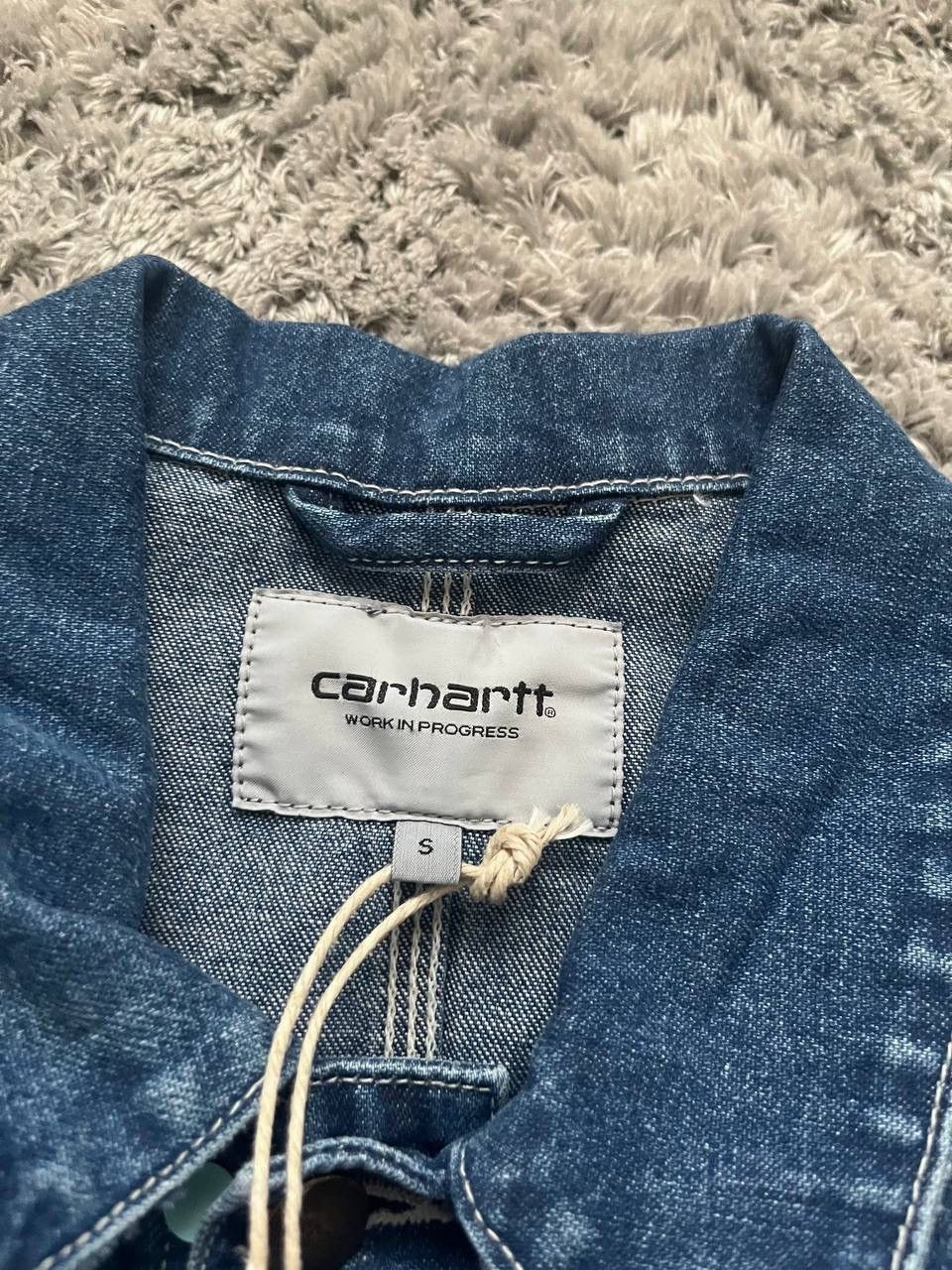 Carhartt × Vintage Carhartt Jeans Light Jacket Streetwear Vintage Logo Rare Size US S / EU 44-46 / 1 - 7 Thumbnail
