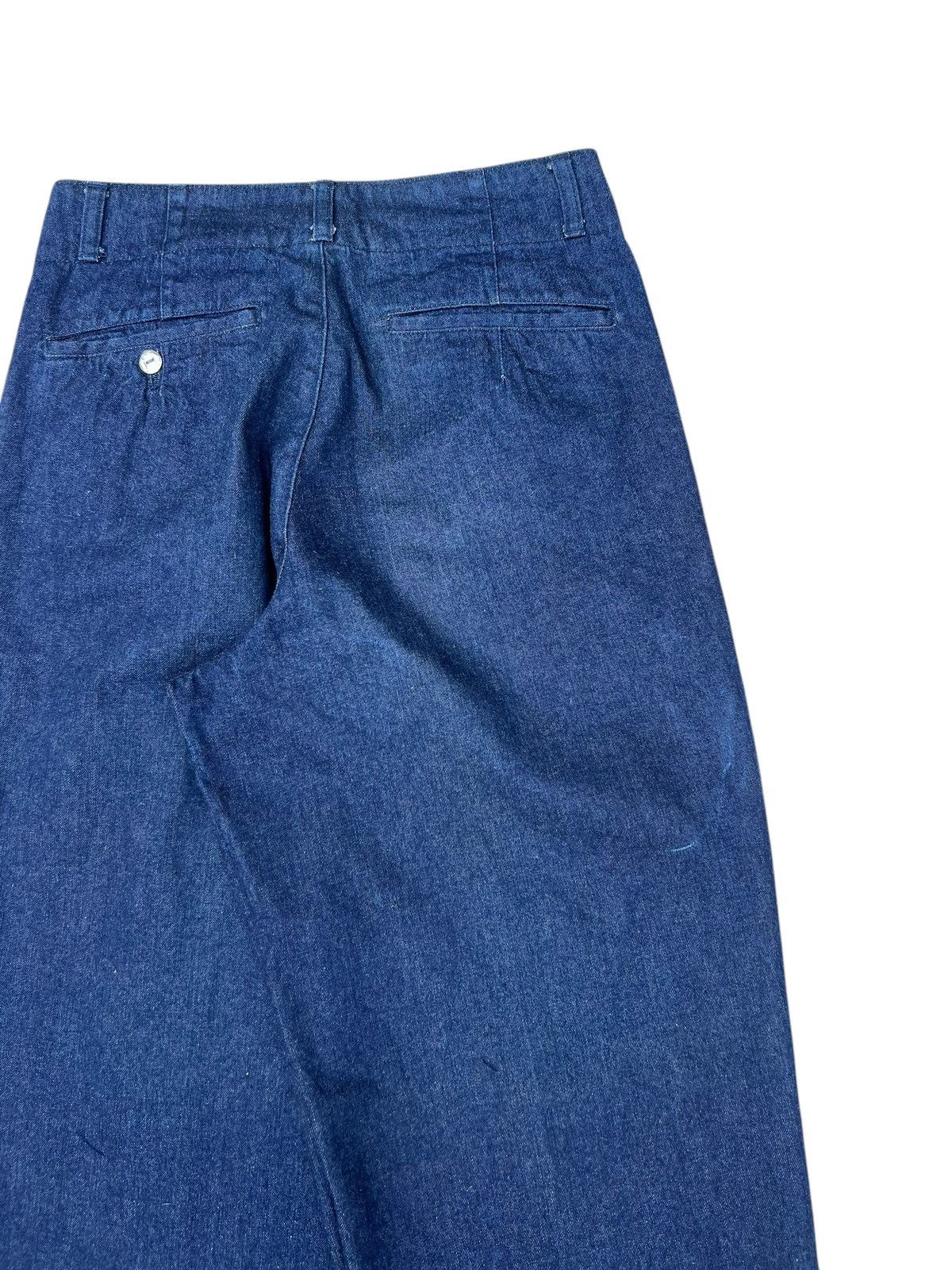 Issey Miyake Vintage Issey Miyake Jean Of Plantation Baggy Denim Trouser Size US 29 - 18 Thumbnail