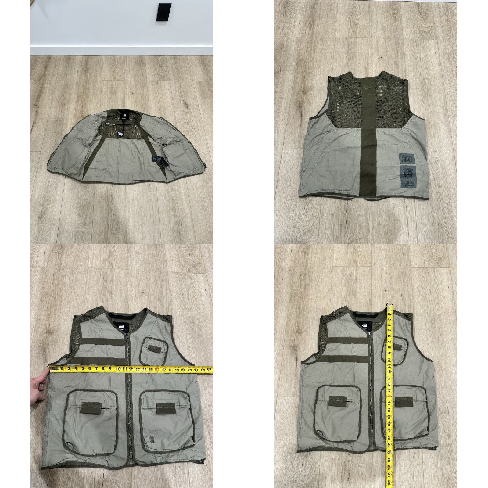 G-Star G-Star Vest NWT Regular Cotton Military Jacket Size L Green Pockets Poplin Utility Mix Size US L / EU 52-54 / 3 - 8 Thumbnail