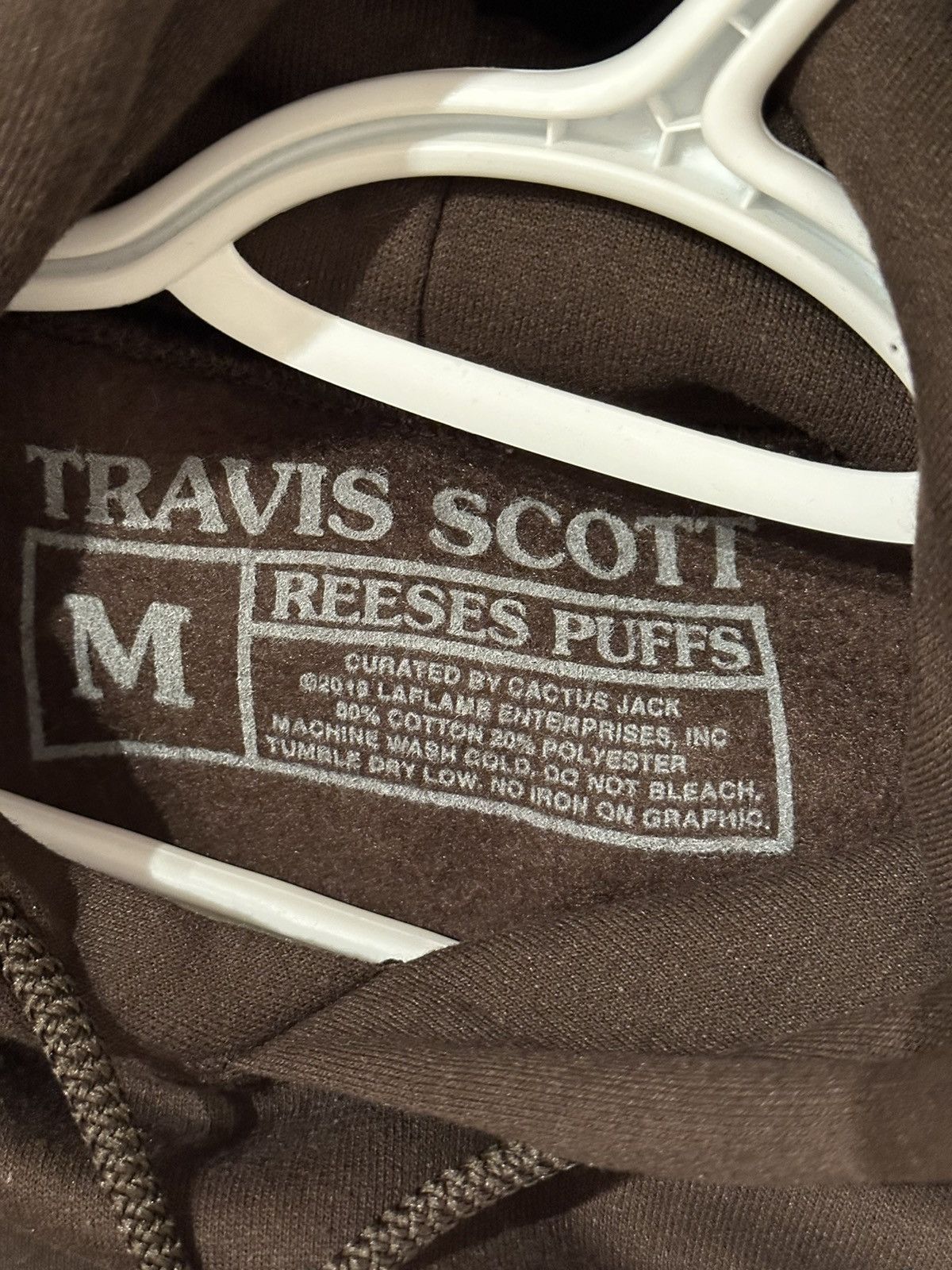 Travis Scott *RARE* Travis Scott Cactus Jack Reeses Puff Brown Hoodie Size US M / EU 48-50 / 2 - 7 Thumbnail