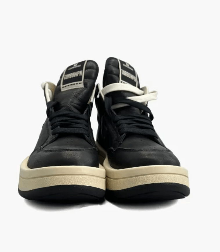 Rick Owens Rick Owens TURBOWPN Black High Top Size US 6 / EU 39 - 3 Thumbnail