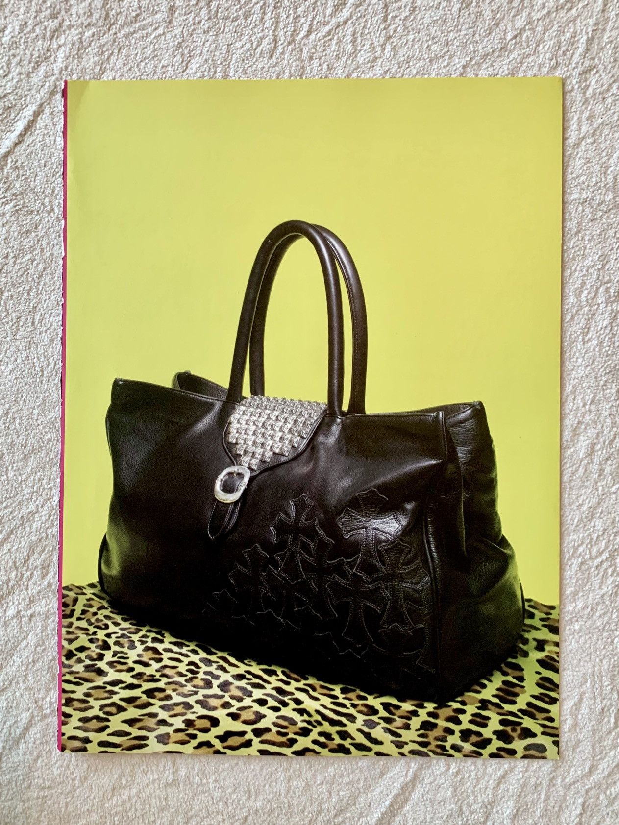 Chrome Hearts Chrome hearts rare black Bag 8x11 cutout poster Size ONE SIZE - 1 Thumbnail