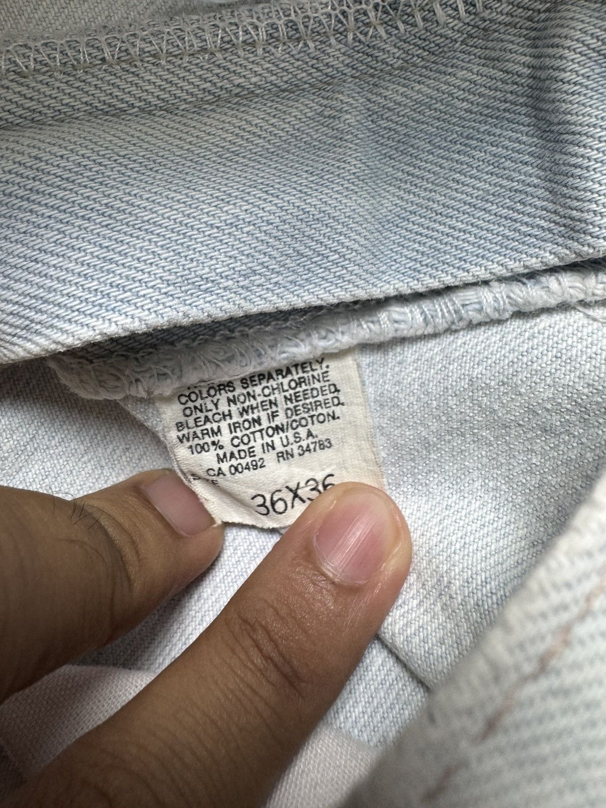 Lee Vintage Lee Raiders 80’s Size US 36 / EU 52 - 3 Thumbnail