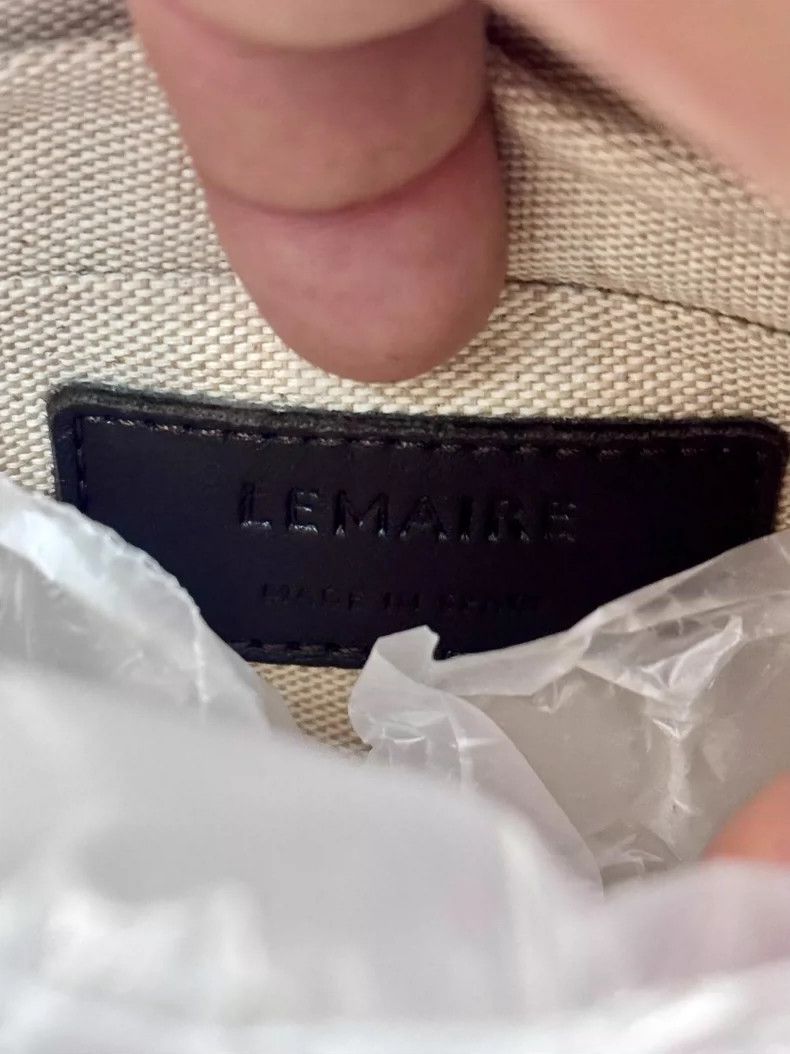 Lemaire Lemaire 25ss new hobo deep chocolate cowhorn bag Size ONE SIZE - 7 Thumbnail