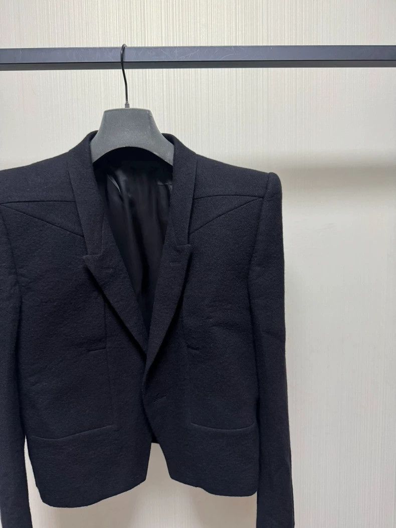 Rick Owens Rick owens 23FW NEUE shoulder pad blazer Size 40R - 3 Thumbnail