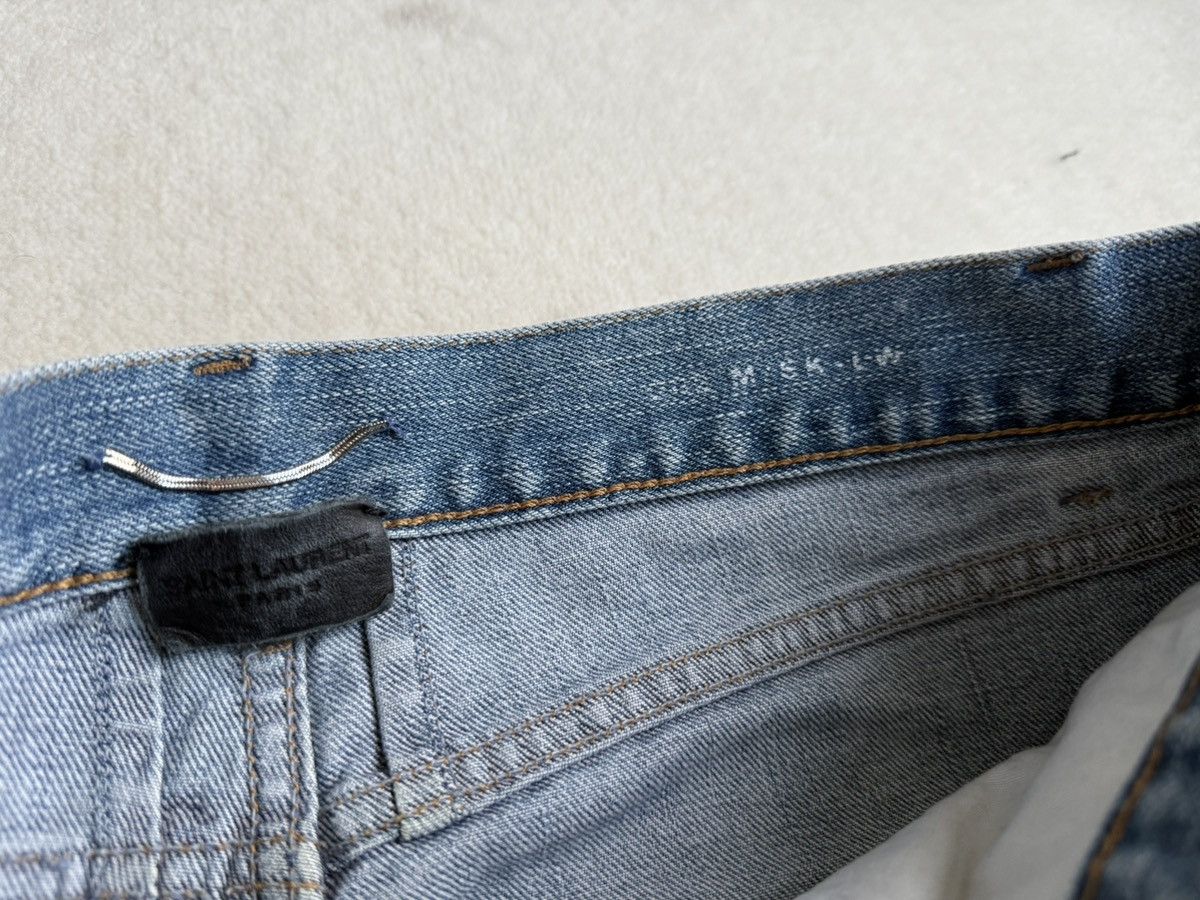 Saint Laurent Paris SS15 Saint Laurent Lenny Kravitz ripped denim jeans Hedi 31 Size US 31 - 23 Thumbnail