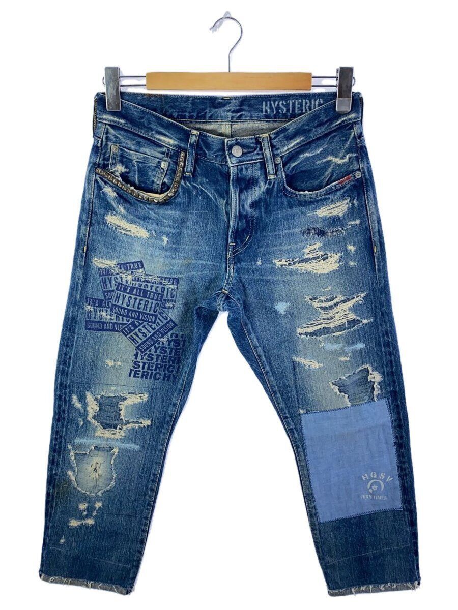 Hysteric Glamour Hysteric Glm Collage Remake Proc Denim Str Pts Indigo Size US 29 - 1 Thumbnail