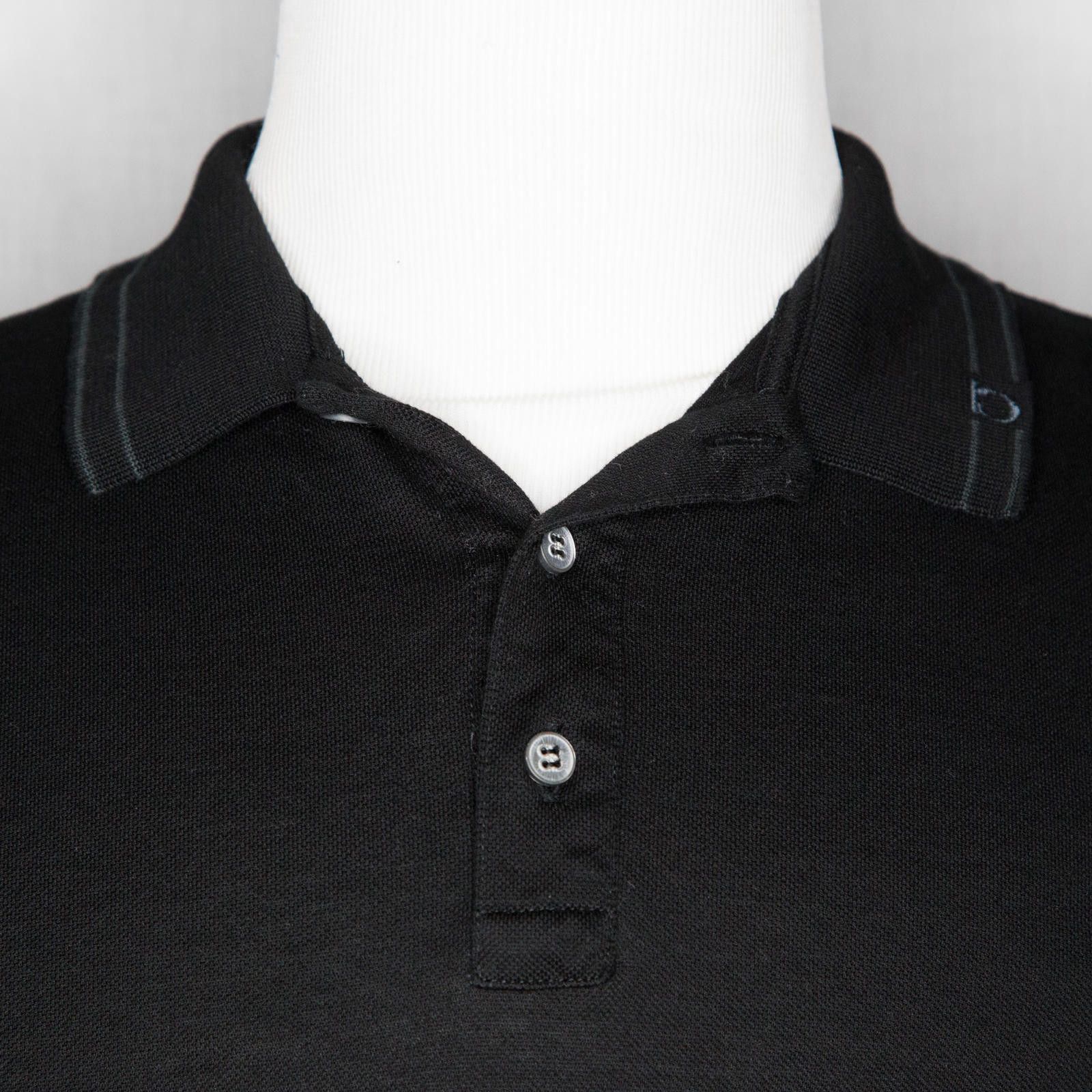 Salvatore Ferragamo Men’s Salvatore Ferragamo Black Polo Shirt Sz Small Size US S / EU 44-46 / 1 - 2 Thumbnail