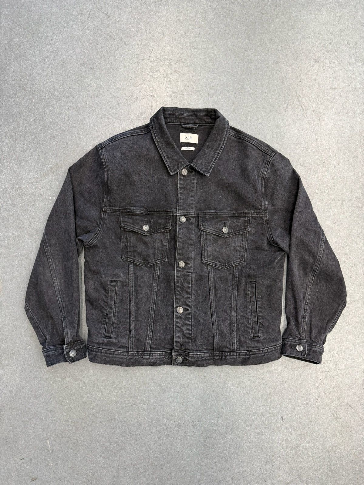 Kith Kith Classic Logo Monogram Laight Denim Jacket BNWT | Grailed