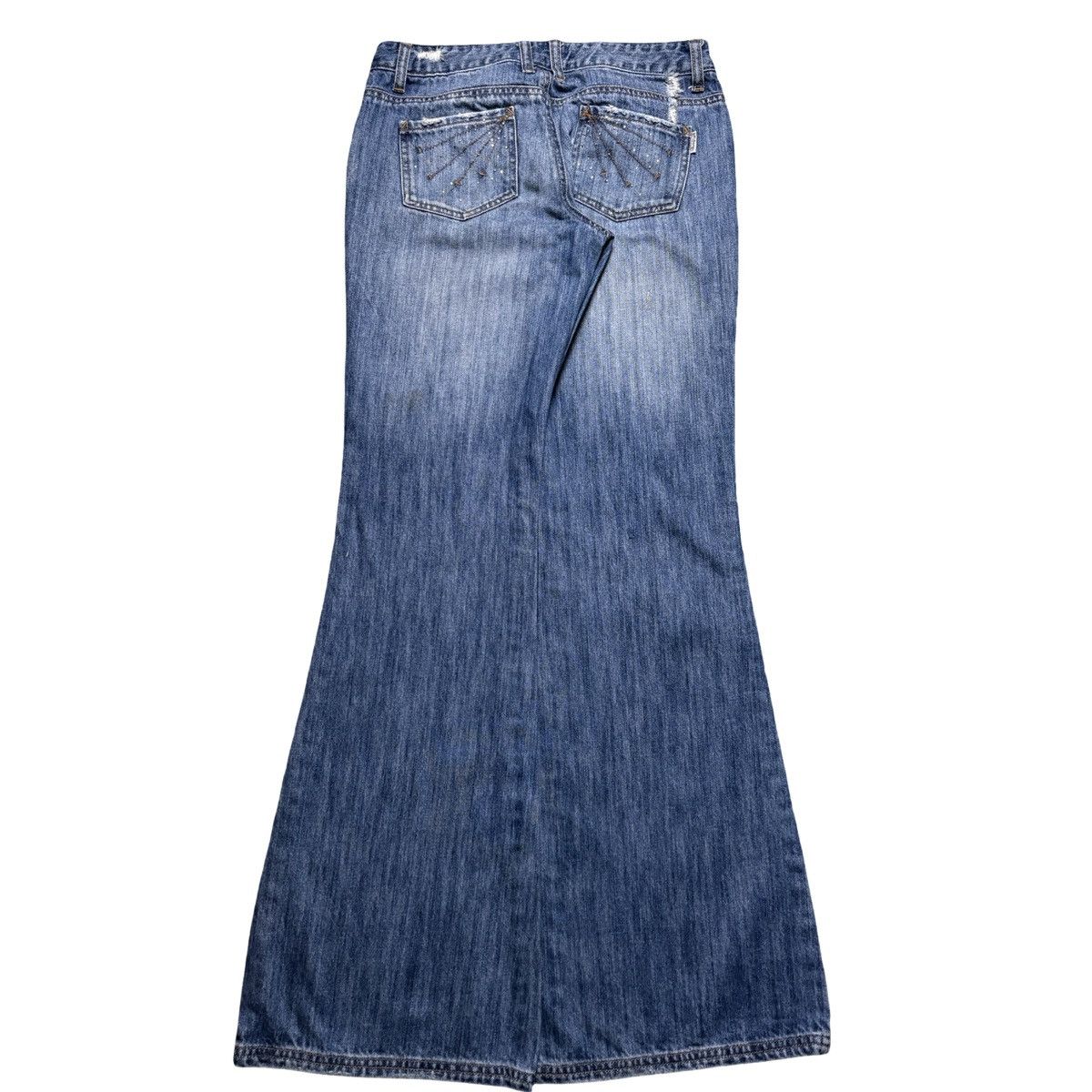 Billabong VTG HTF 90s Y2K Grunge Billabong Wide Leg Flare Jeans 28" Size 28" / US 6 / IT 42 - 8 Thumbnail