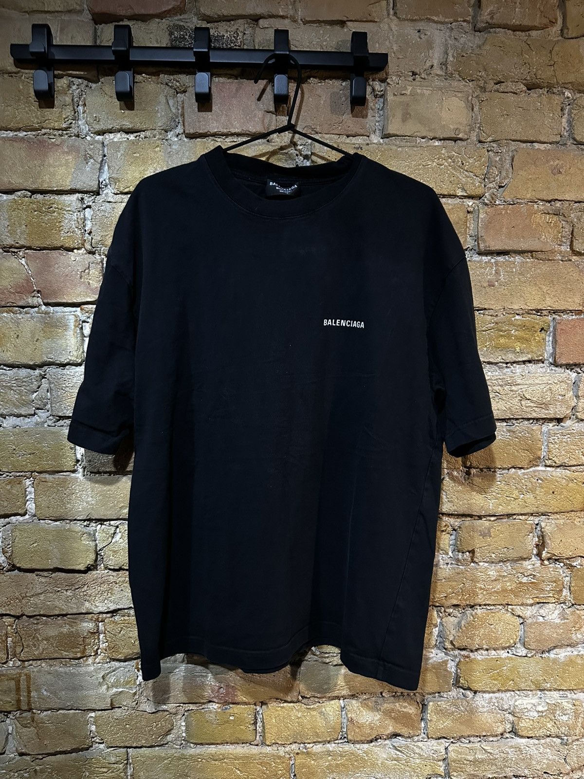 Balenciaga balenciaga backlogo tshirt Size US M / EU 48-50 / 2 - 2 Thumbnail