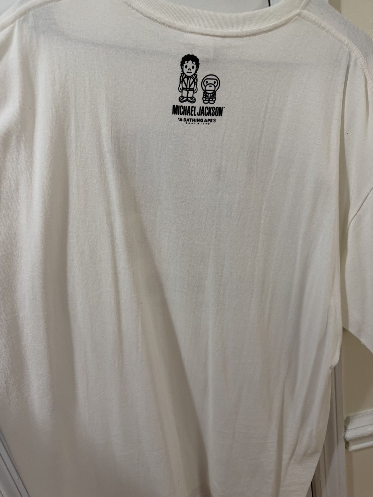 Bape BAPE × Michael Jackson Baby Milo Tee 'White' Size US XXL / EU 58 / 5 - 2 Thumbnail