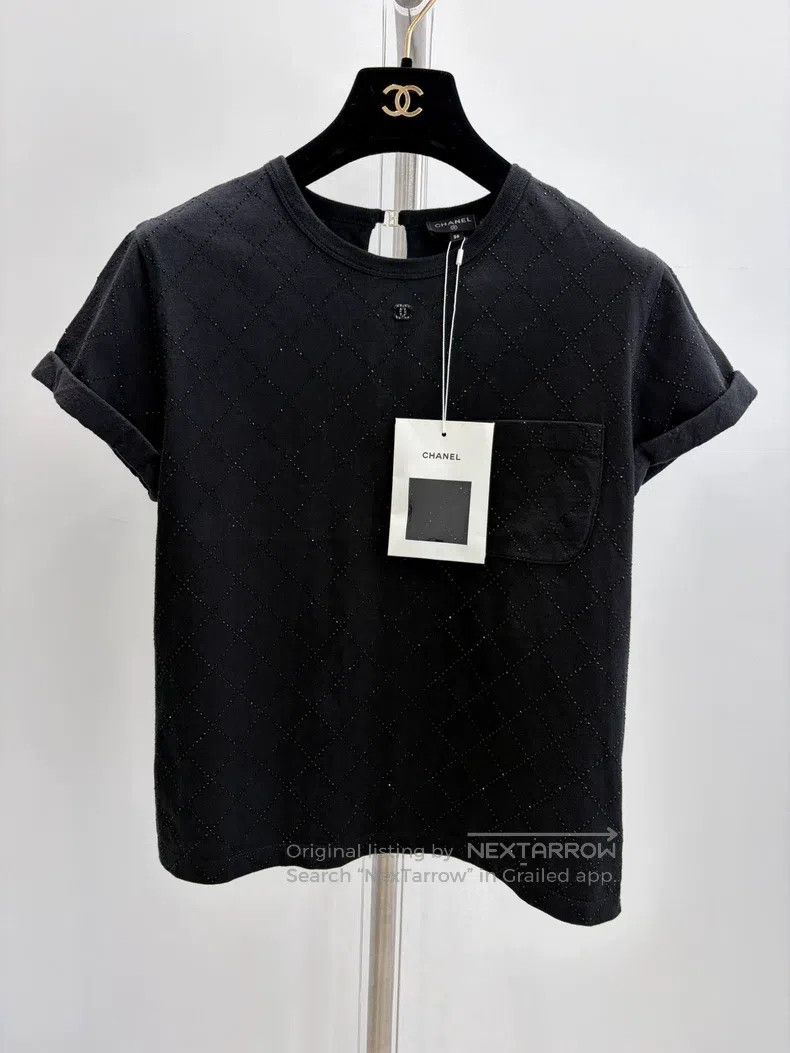 Chanel Chanel The latest black diamond rhinestone short sleeves i Size XS / US 0-2 / IT 36-38 - 1 Thumbnail