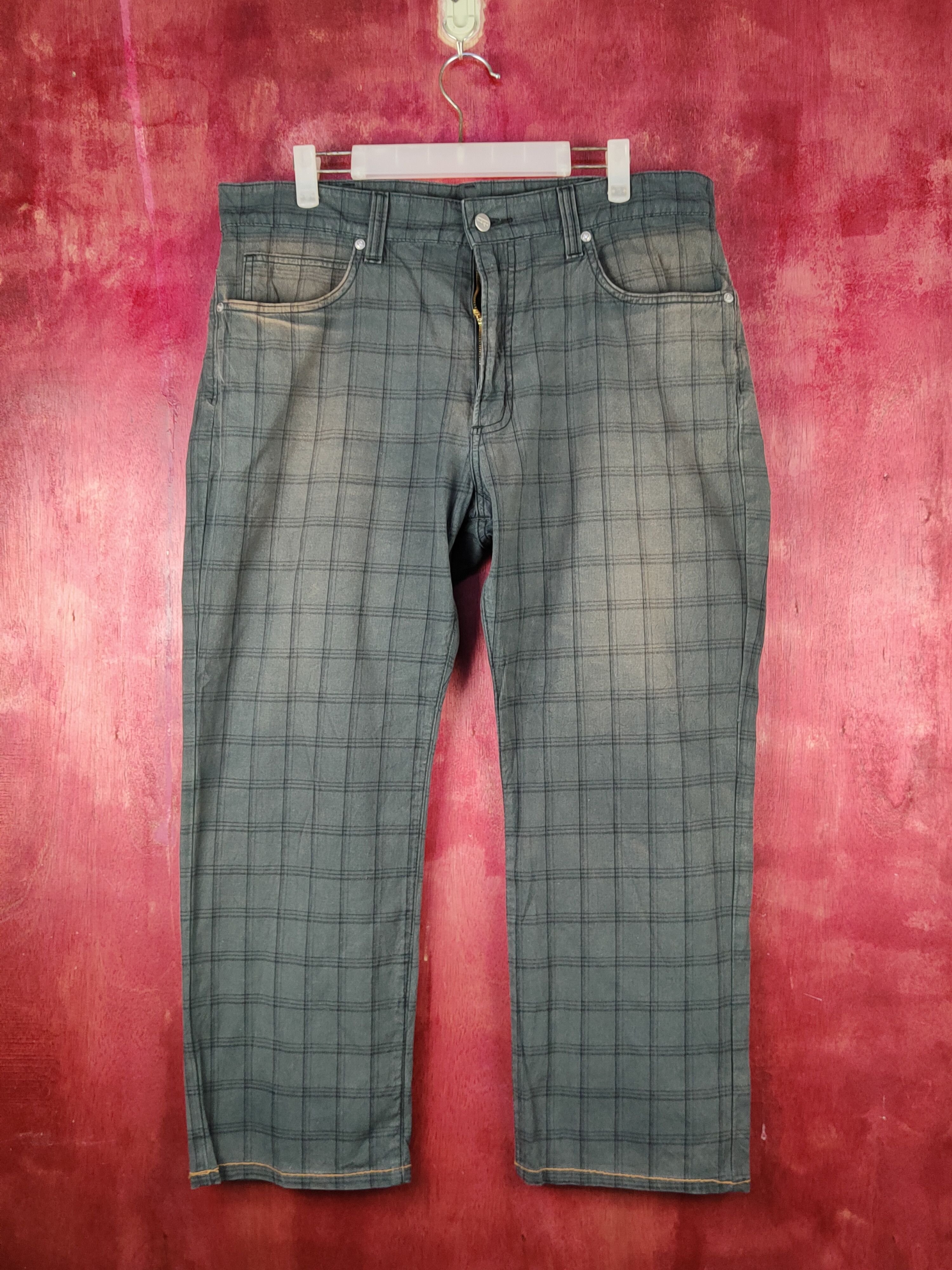 image of Vintage x Wrangler Dark Gray Faded Multipocket Casual Pants S1564, Men's (Size 36)