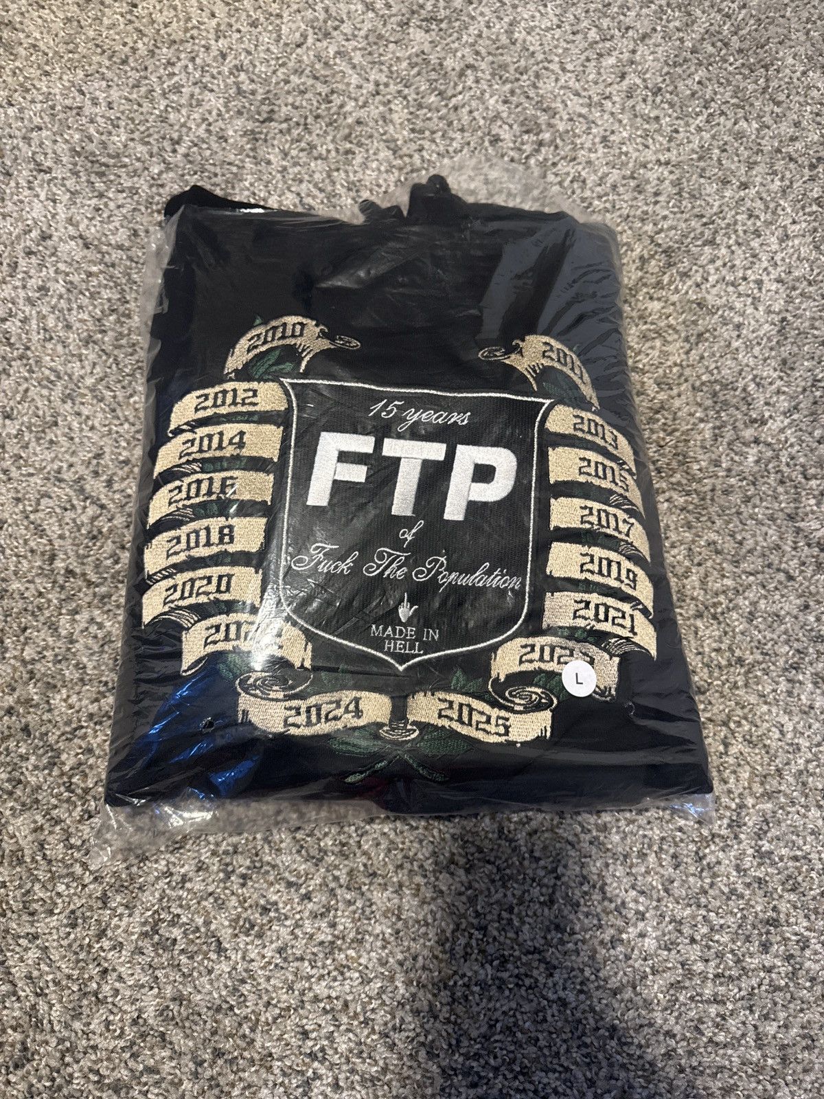 Fuck The Population FTP 15 year anniversary hoodie Size US L / EU 52-54 / 3 - 1 Thumbnail