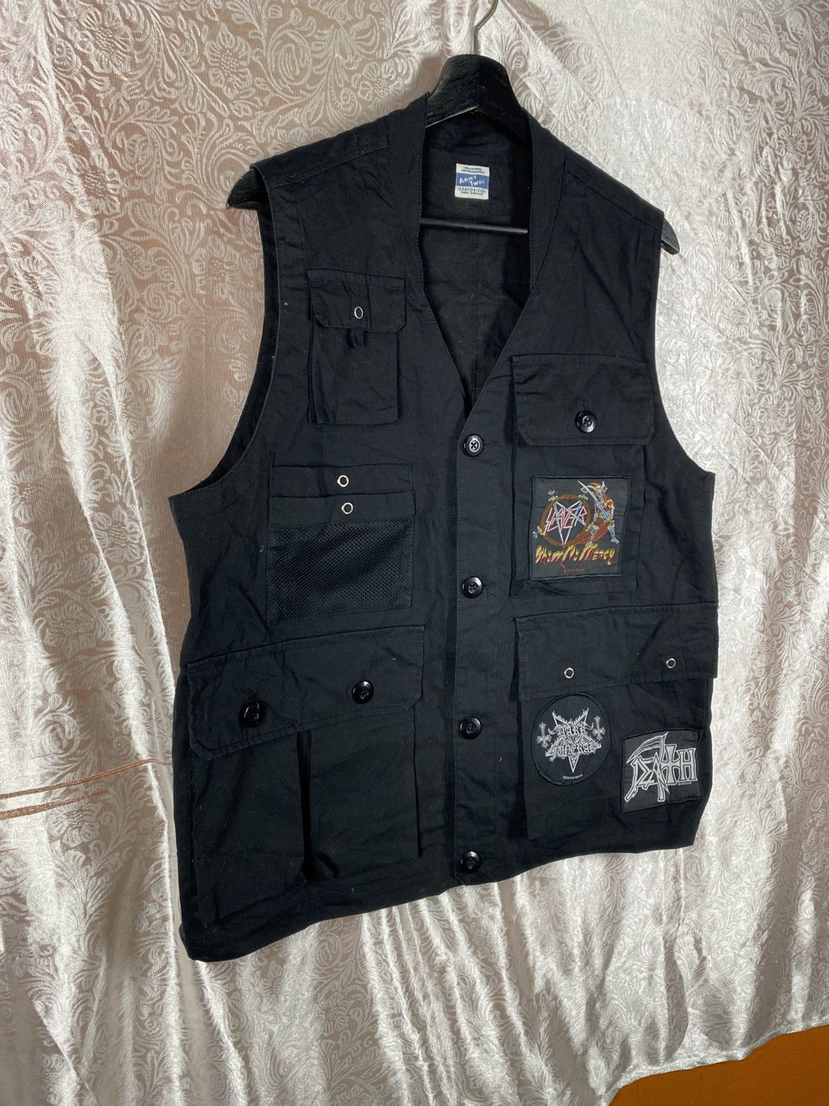 Japanese Brand Army Twill Death Leprosy Patch Tactical Vest Multi Pocket Size US M / EU 48-50 / 2 - 5 Thumbnail