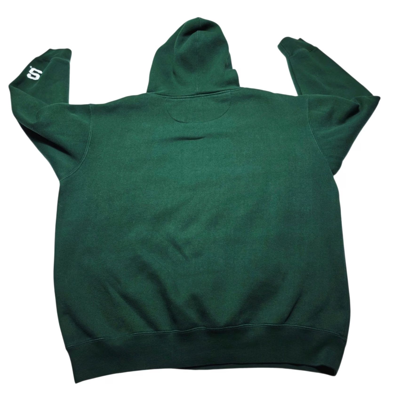 Vintage VINTAGE Michigan State Spartans Sweatshirt Hoodie MSU E5 Adults Large Green Nike? Size US L / EU 52-54 / 3 - 3 Thumbnail