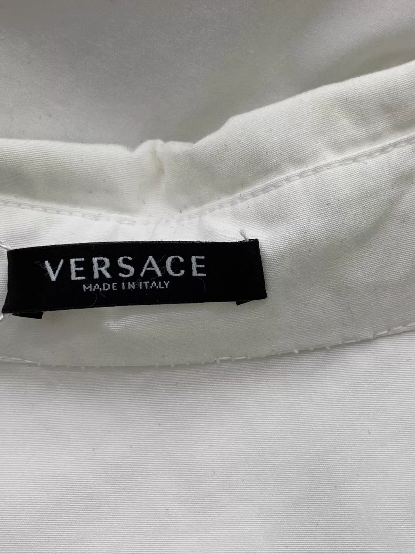 Versace Versace Printed Color-Blocked Shirt 38 New Size XS / US 0-2 / IT 36-38 - 4 Thumbnail