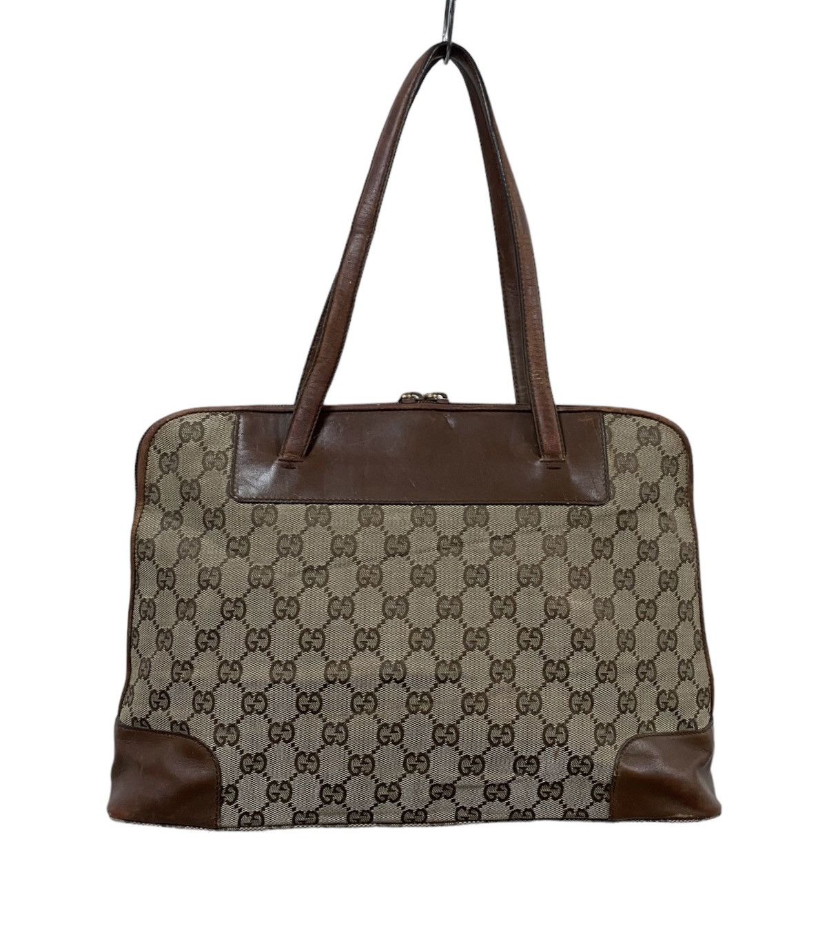 Gucci Vtg🔥Authentic Gucci GG Canvas Handbag Size ONE SIZE - 2 Thumbnail