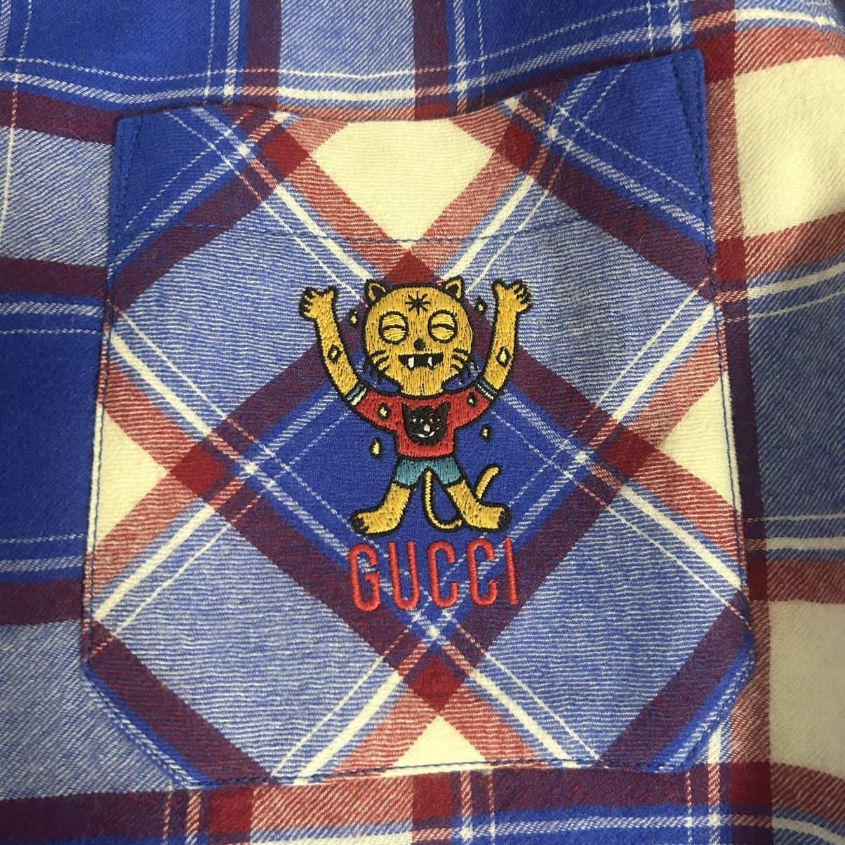 Gucci New Gucci X Pablo Delcielo Oversized Wool Flannel Size 46 Size US S / EU 44-46 / 1 - 3 Thumbnail