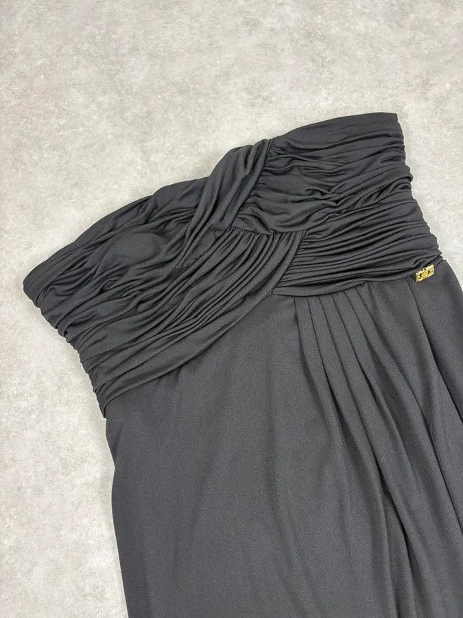 Roberto Cavalli 2000s Roberto Cavalli Black Pleats Dress Size M / US 6-8 / IT 42-44 - 3 Thumbnail