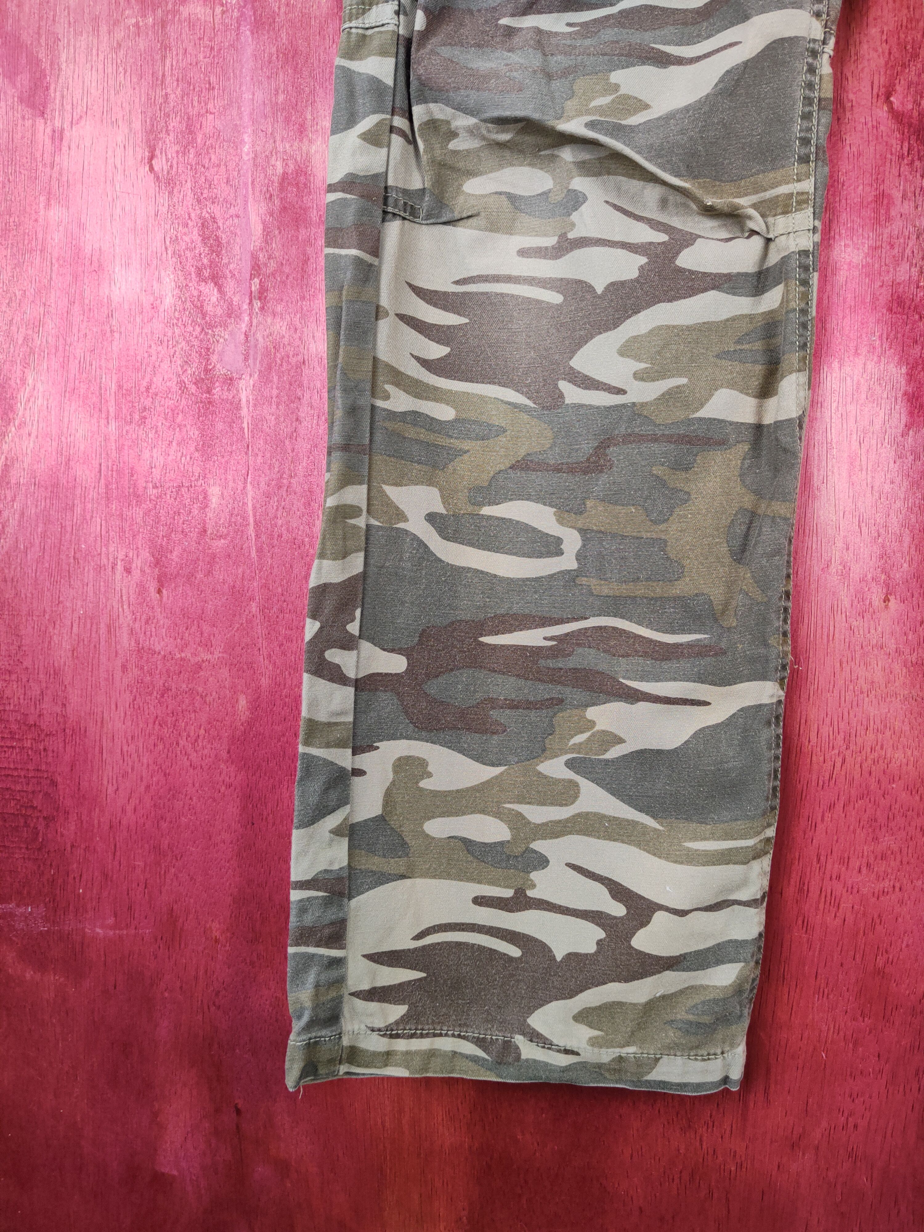 Japanese Brand DL C.o.l.z.a Camo military tactical Cargo Pants #S1503 Size 29" - 4 Thumbnail