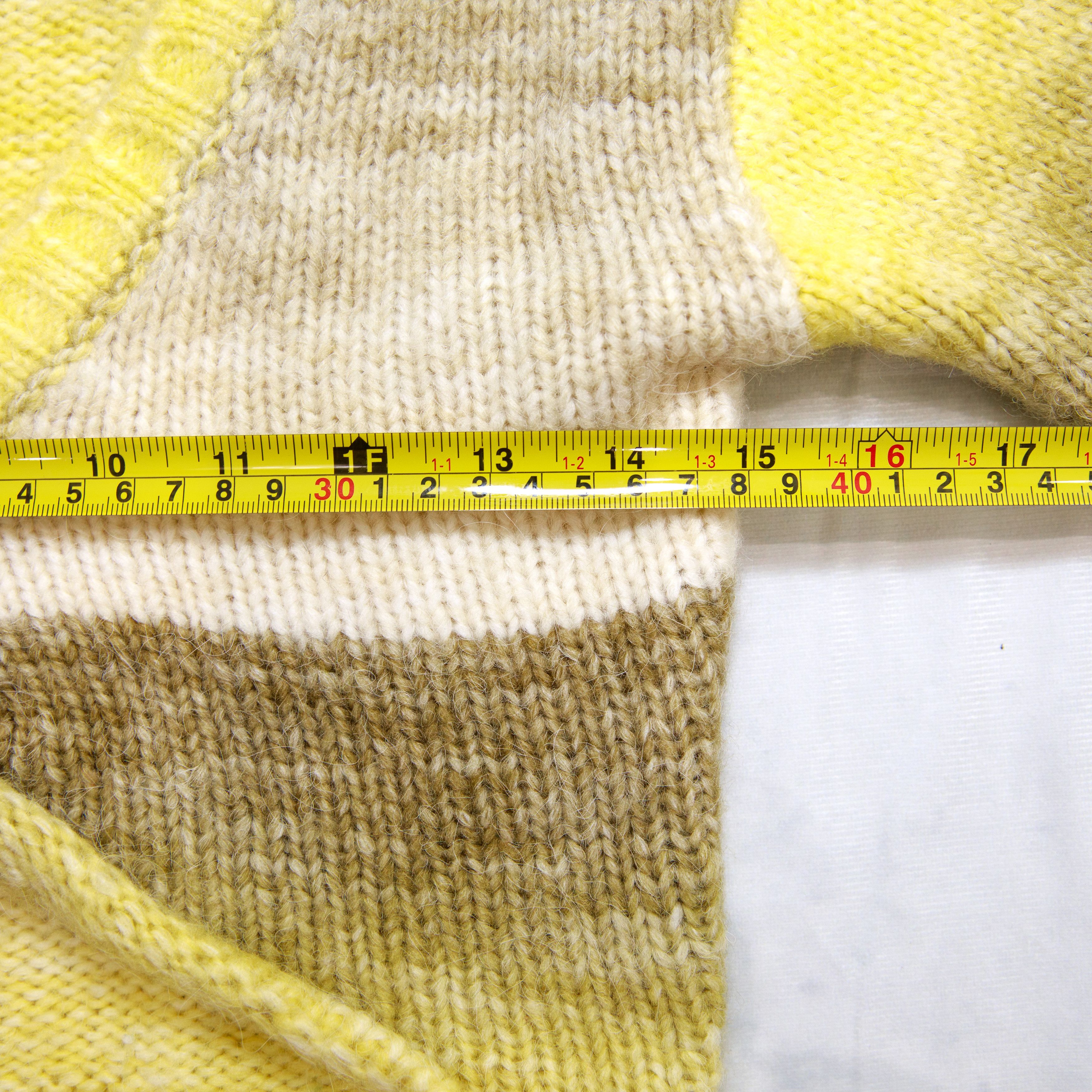 For Love & Lemons For Love and Lemons Celeste Sweater Yellow Wool Twist XS Size XS / US 0-2 / IT 36-38 - 9 Thumbnail