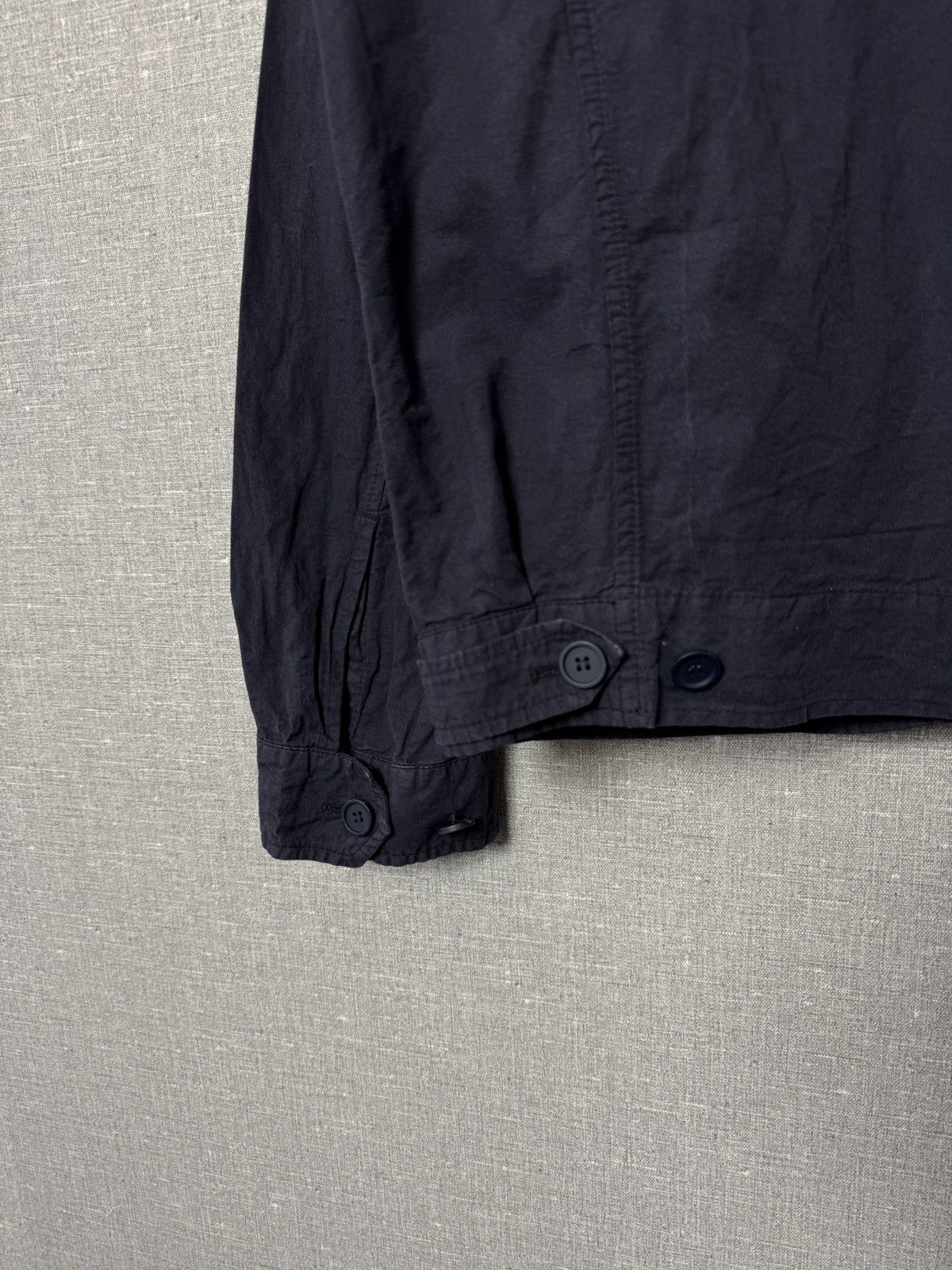 Burberry Burberry London Navy Cotton & Metal Utility Jacket Size L Size US L / EU 52-54 / 3 - 13 Thumbnail