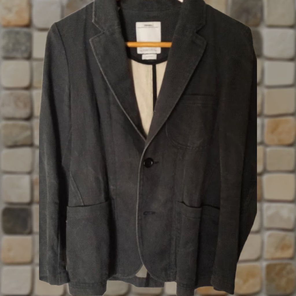 Visvim visvim academia jacket Navy, S, Men, Long Sleeve, Regular, Visvim Academy Jacket, Navy, 65cm, 41cm, 48cm, 60cm Size US S / EU 44-46 / 1 - 1 Thumbnail