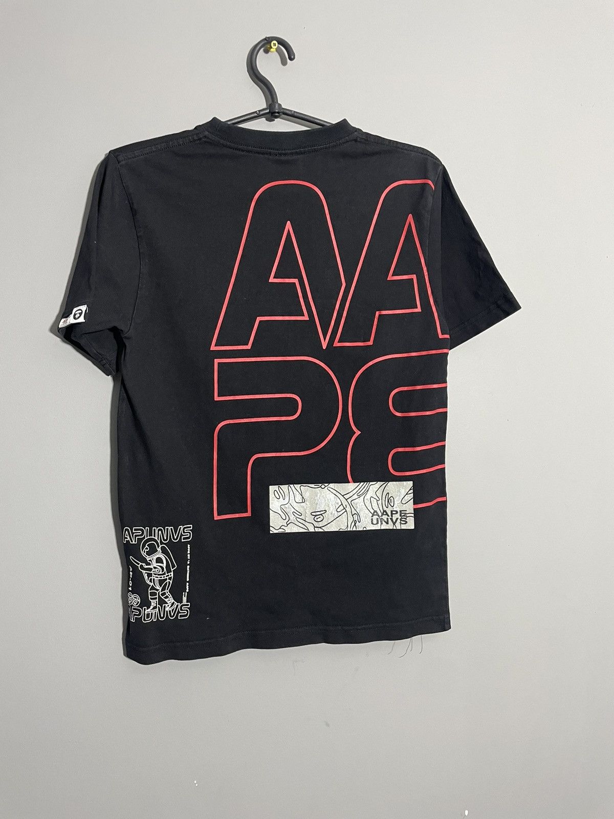 Aape × Bape Aape by a Bathing ape black logo tshirt size M Size US S / EU 44-46 / 1 - 13 Thumbnail