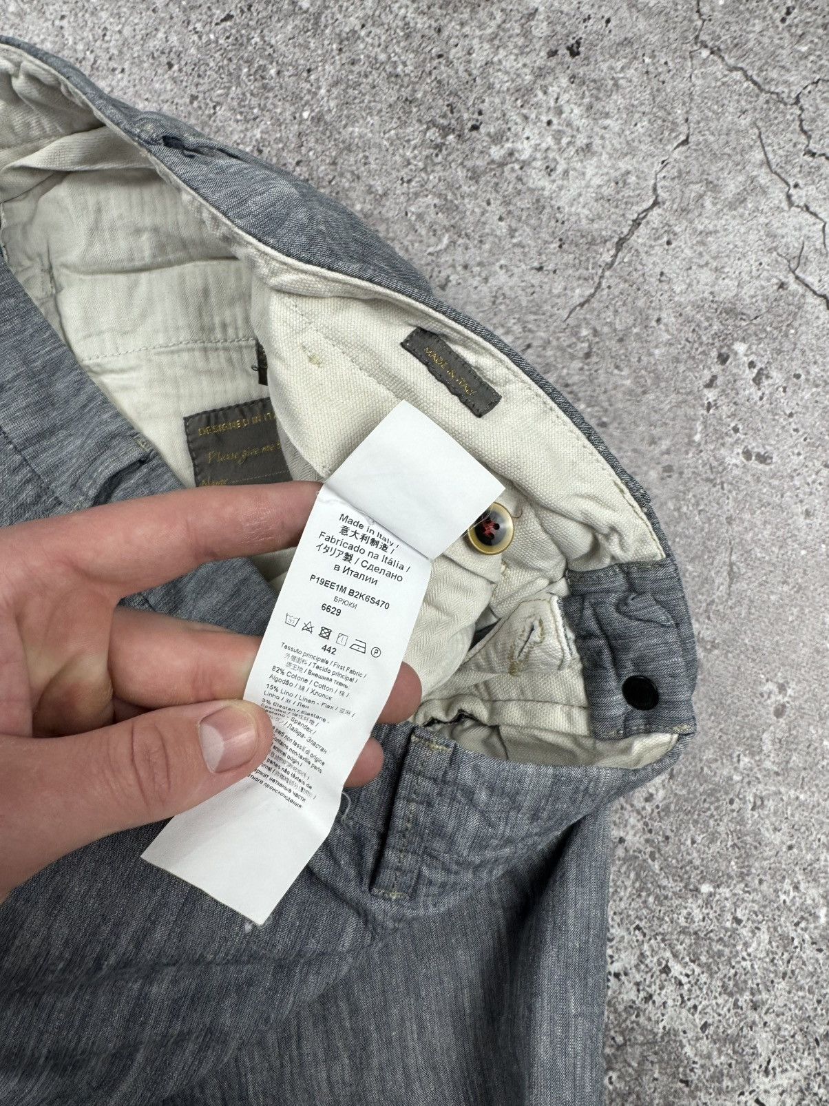 Siviglia Siviglia Casual Trousers gray Mens Pants Size US 31 - 12 Thumbnail