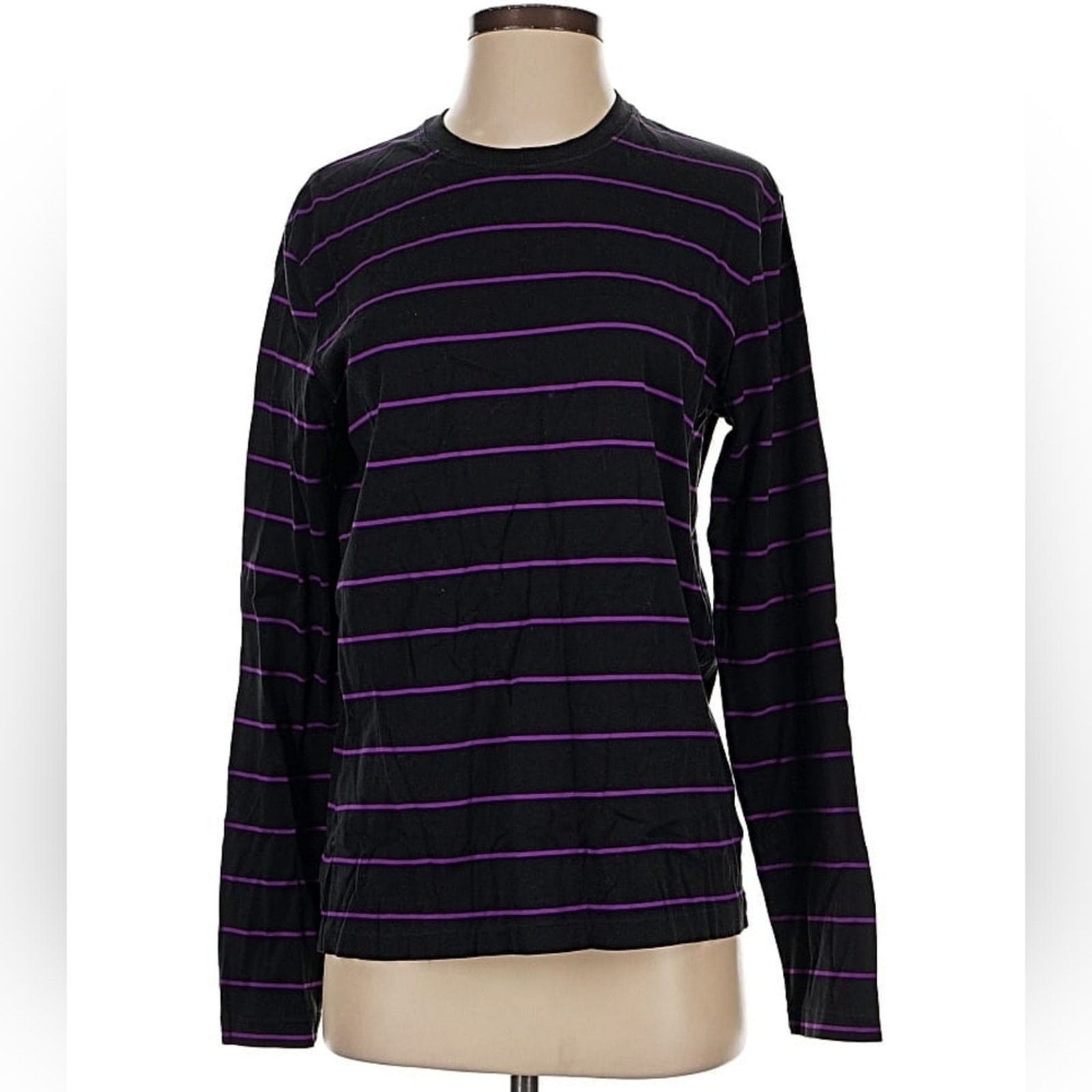 Polo Ralph Lauren VINTAGE Polo Ralph Lauren Shirt Mens Purple Black Striped Sm Size US S / EU 44-46 / 1 - 4 Thumbnail