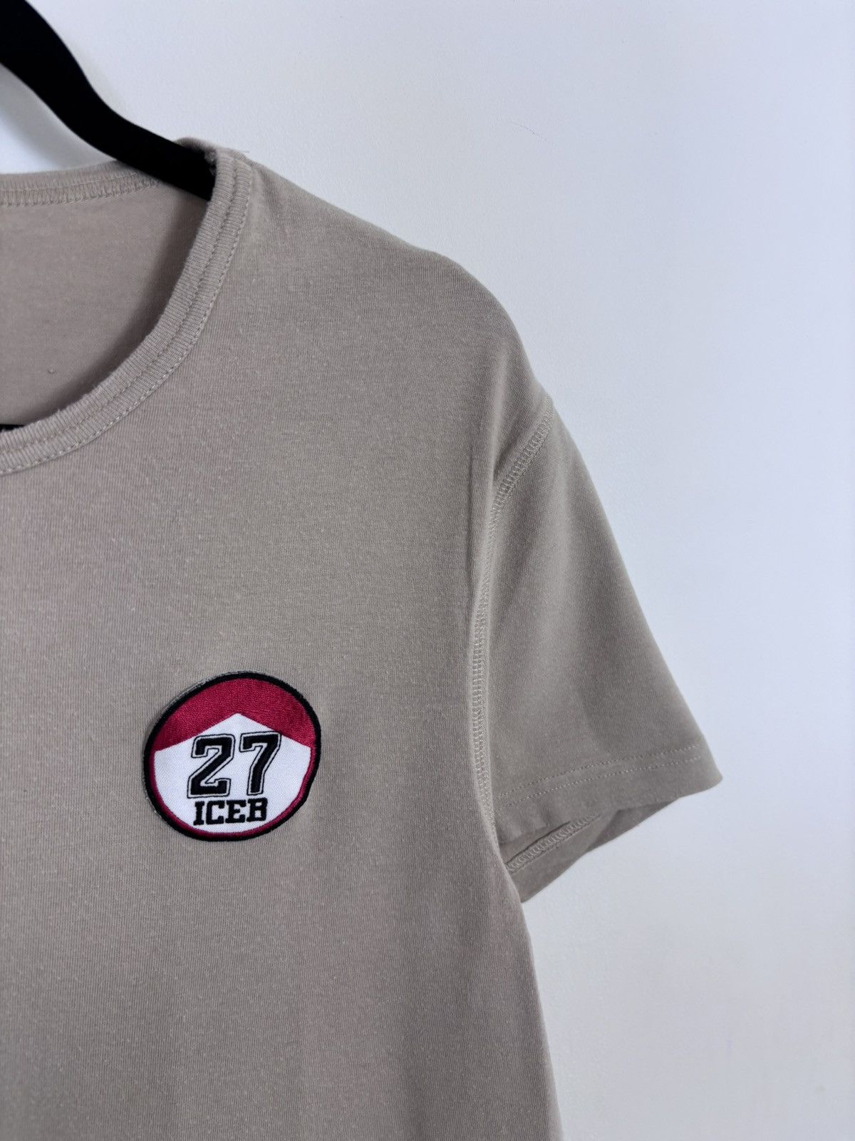 Iceberg Ice Iceberg Vintage Women’s #27 Logo Beige T-Shirt Tee Size XL / US 12-14 / IT 48-50 - 3 Thumbnail