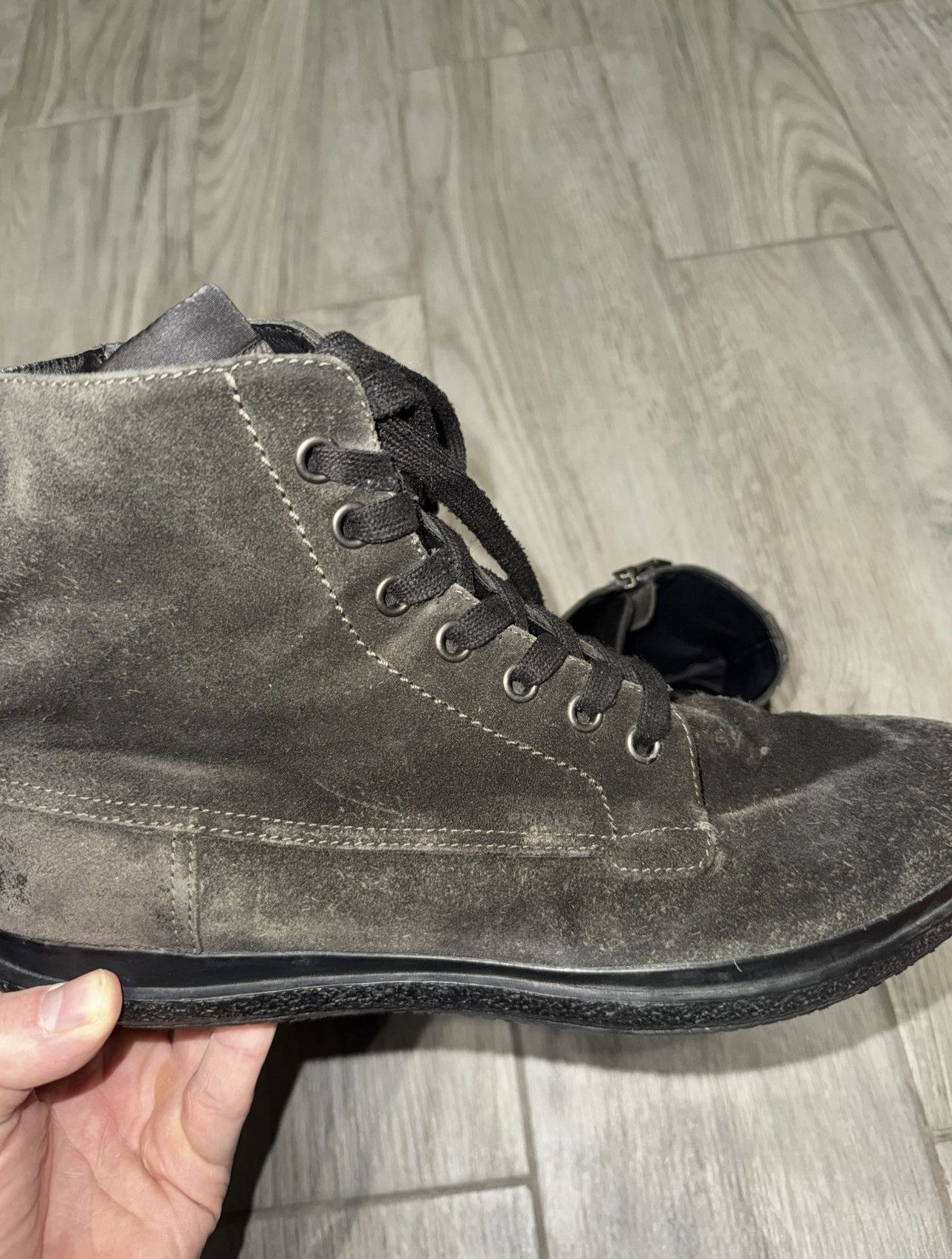 Prada Prada Suede Boots Size US 10 / EU 43 - 3 Thumbnail