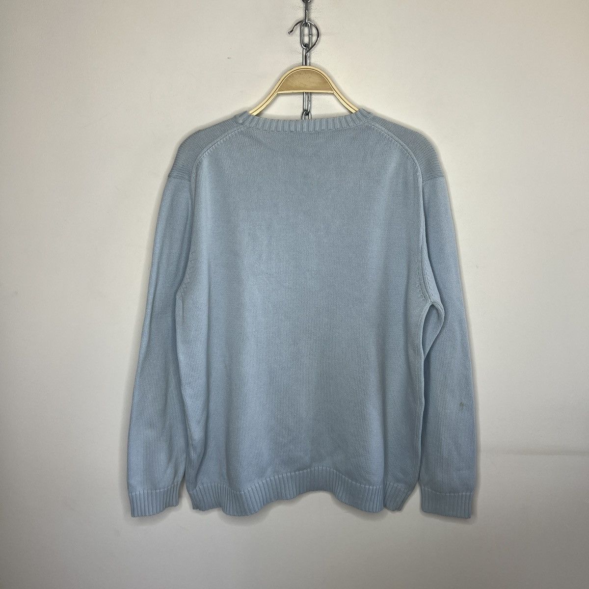 Yves Saint Laurent Vintage Yves Saint Laurent baby blue basic sweater YSL Size US M / EU 48-50 / 2 - 8 Thumbnail