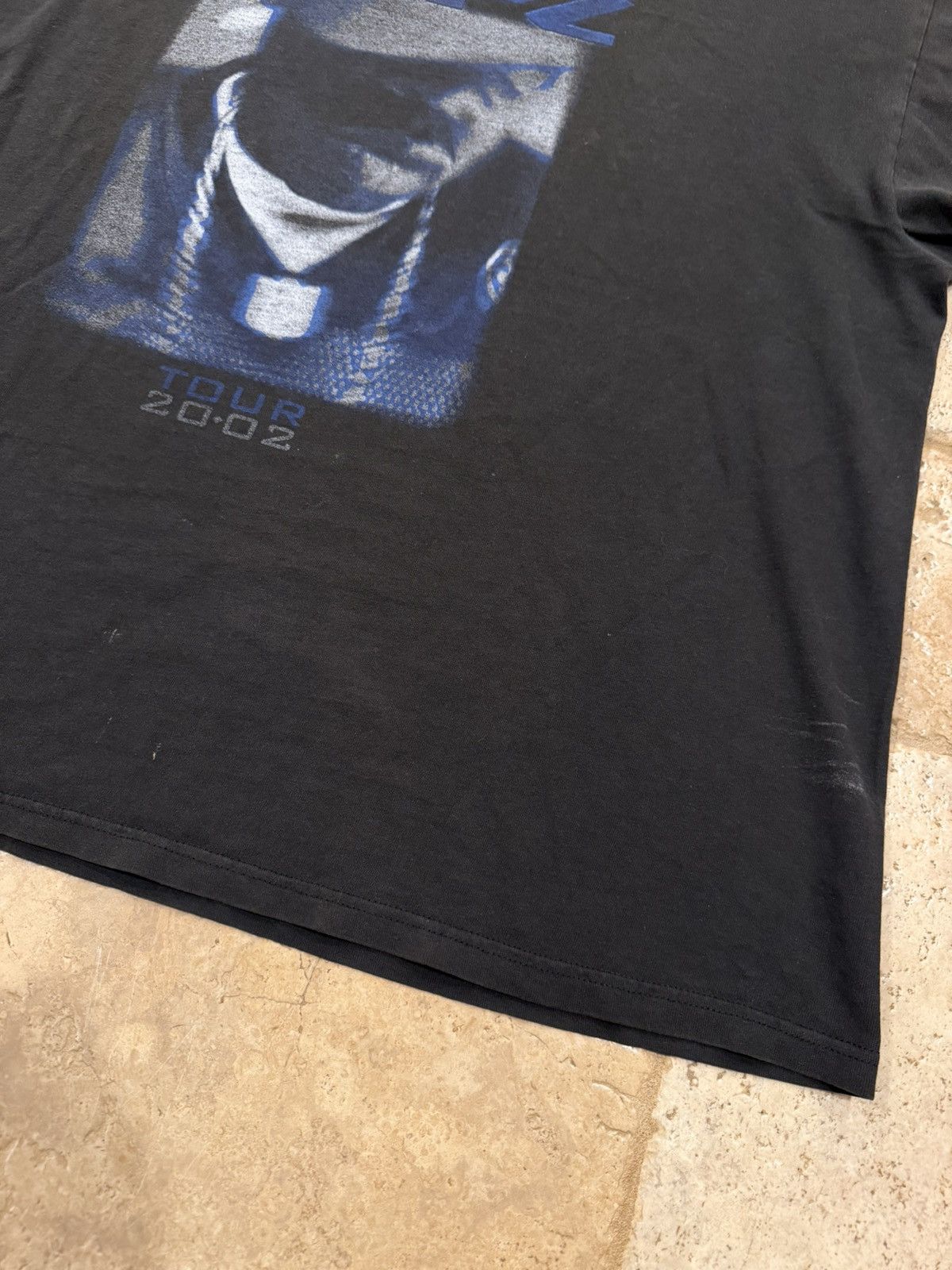 Vintage Vintage Jay Z 2002 Tour Faded Rap Tee Size US XL / EU 56 / 4 - 4 Thumbnail