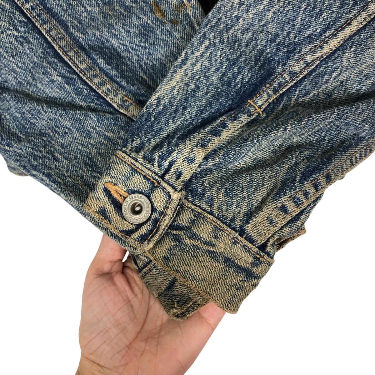 Japanese Brand 🔥90s Vintage Distressed Denim Trucker Jacket Big John Japan Size US S / EU 44-46 / 1 - 13 Thumbnail