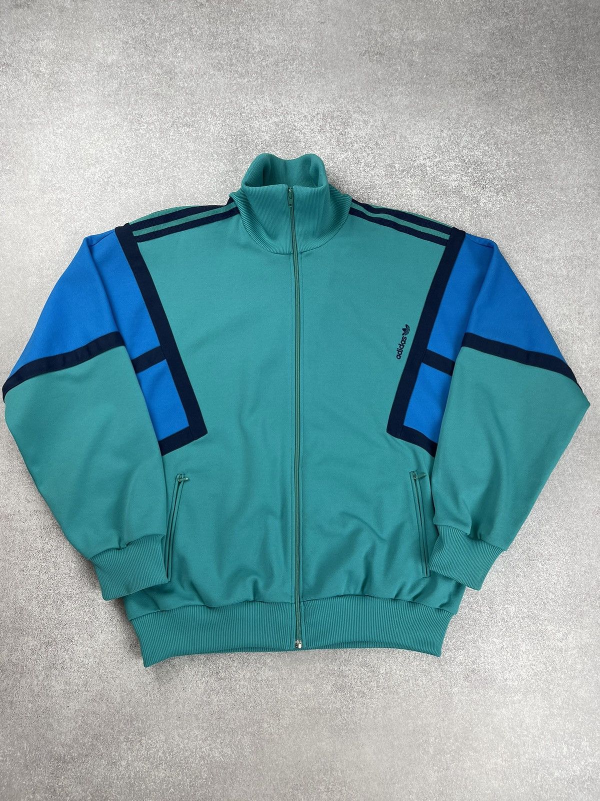 Adidas Vintage 80’s Adidas Retro Tracksuit Track Jacket and Pants Size US L / EU 52-54 / 3 - 2 Thumbnail