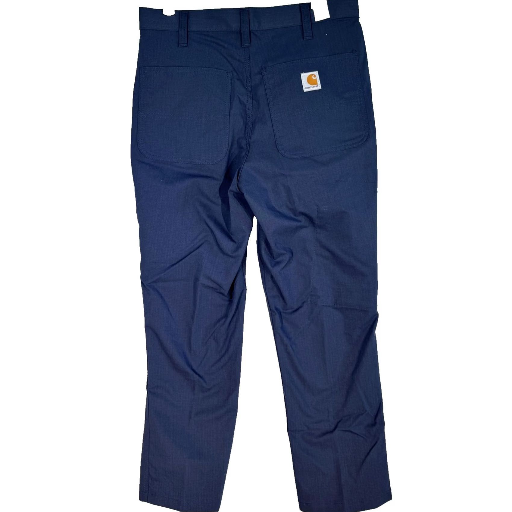Carhartt VINTAGE Carhartt Pants Men 29x28 Navy Relaxed Fit Ripstop Workwear Zip Pocket Cargo Pocket Slim? No. Size US 29 - 3 Thumbnail