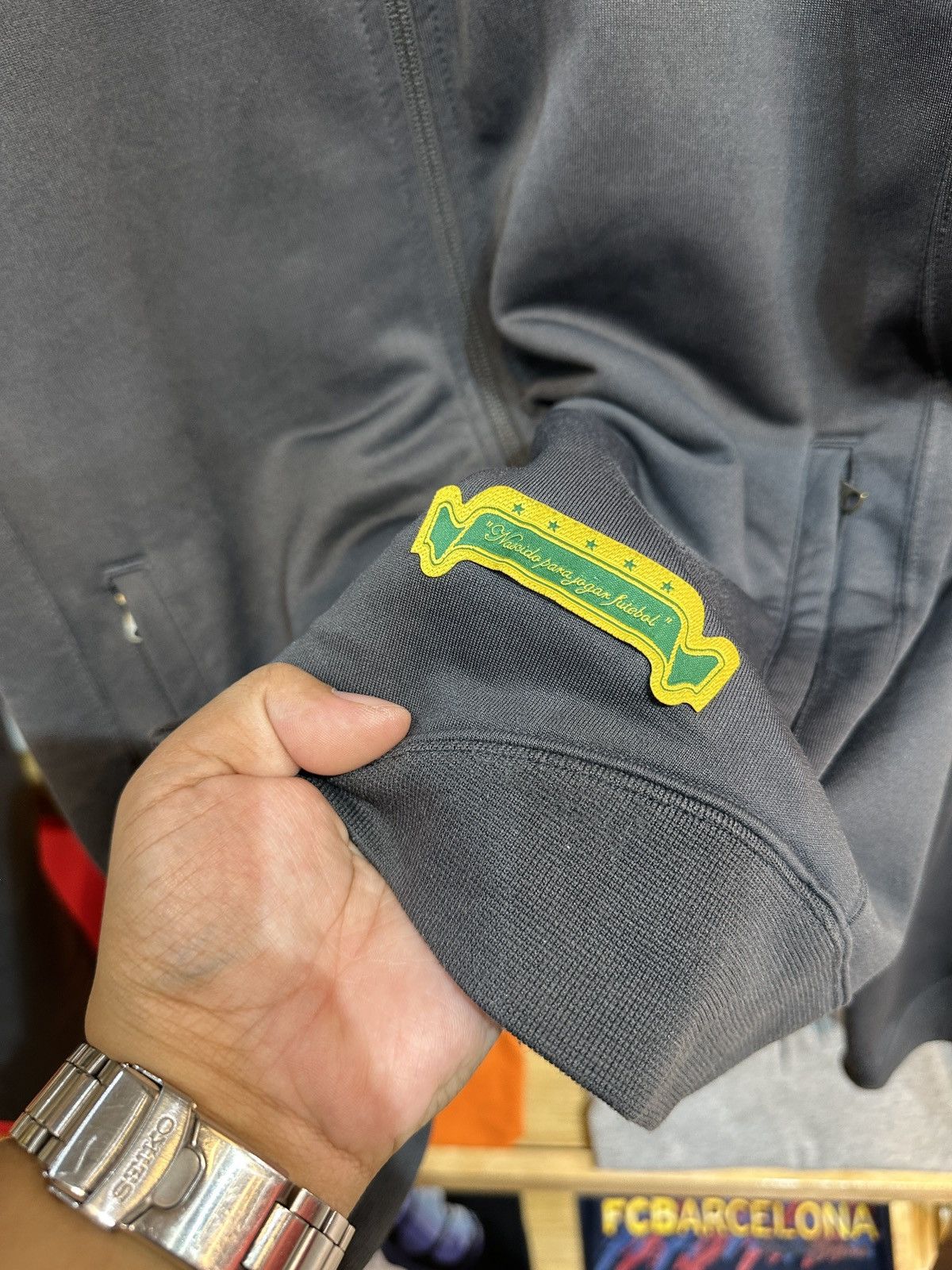 Nike Vintage Brazil 🇧🇷 2006-07 Track Jacket Size US L / EU 52-54 / 3 - 5 Thumbnail