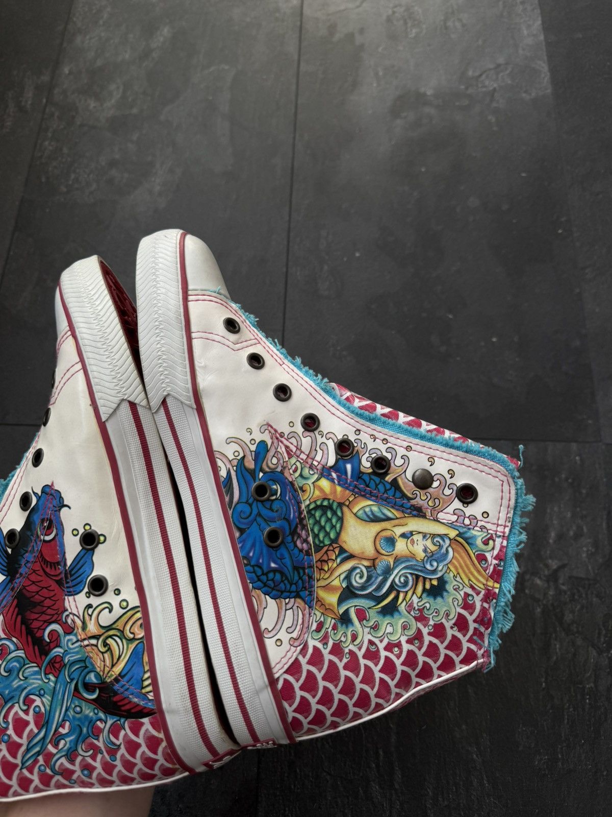 Christian Audigier × Ed Hardy × Vintage Ed hardy vintage Y2K sneakers streetwear style Size US 8 / EU 41 - 12 Thumbnail