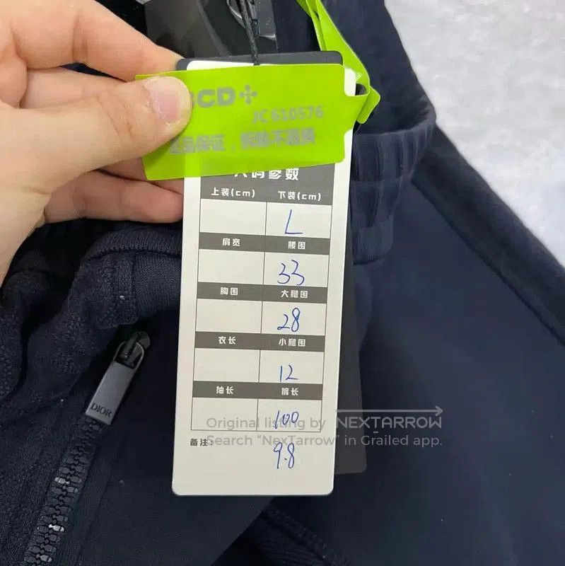 Other Dior Navy Cotton Casual Pants for Men . Size US 31 - 5 Thumbnail