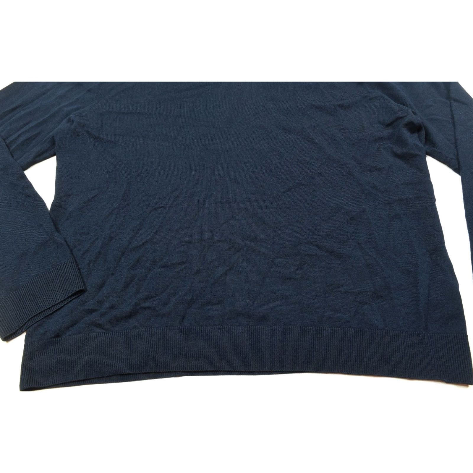 Brooks Brothers Brooks Brothers SaxXon Wool Sweater Navy Blue Long Sleeve V-Neck Mens Large L Pullover Knit Size US L / EU 52-54 / 3 - 4 Thumbnail