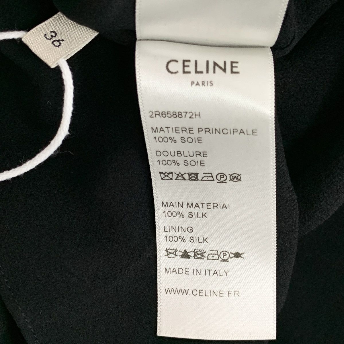 Celine Celine All-over Triomphe Silk Lace Long Sleeve Dress K26WX Size S / US 4 / IT 40 - 7 Thumbnail