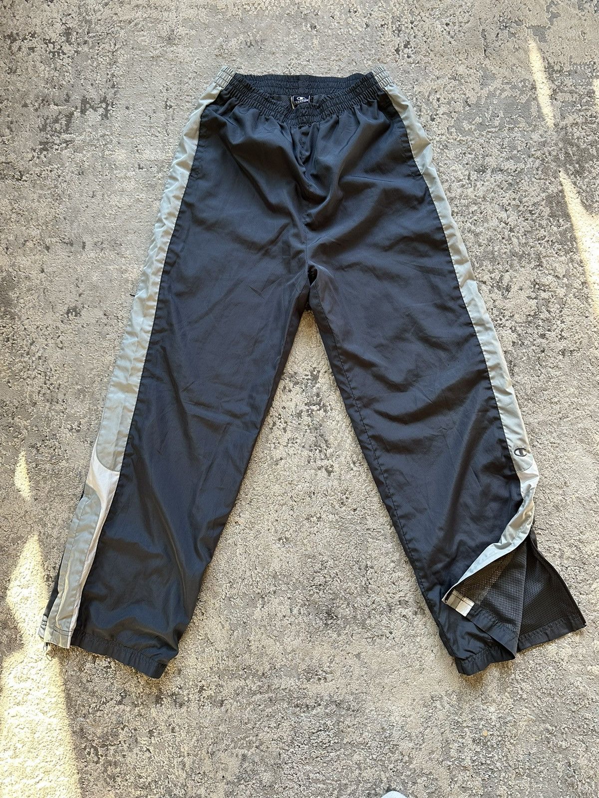Champion Vintage Y2K Champion Baggy Track Pants Grailed