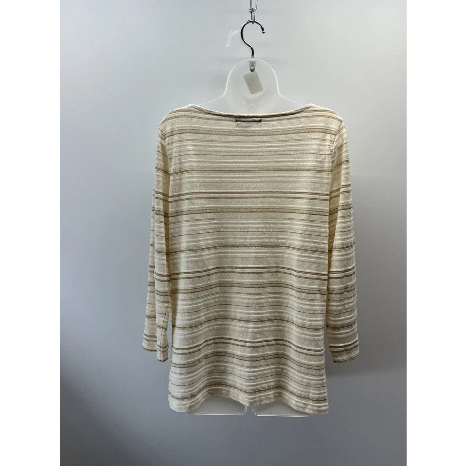 Lauren Ralph Lauren Lauren Ralph Lauren Women's Striped Shirt Blouse Brown XL Size XL / US 12-14 / IT 48-50 - 4 Thumbnail