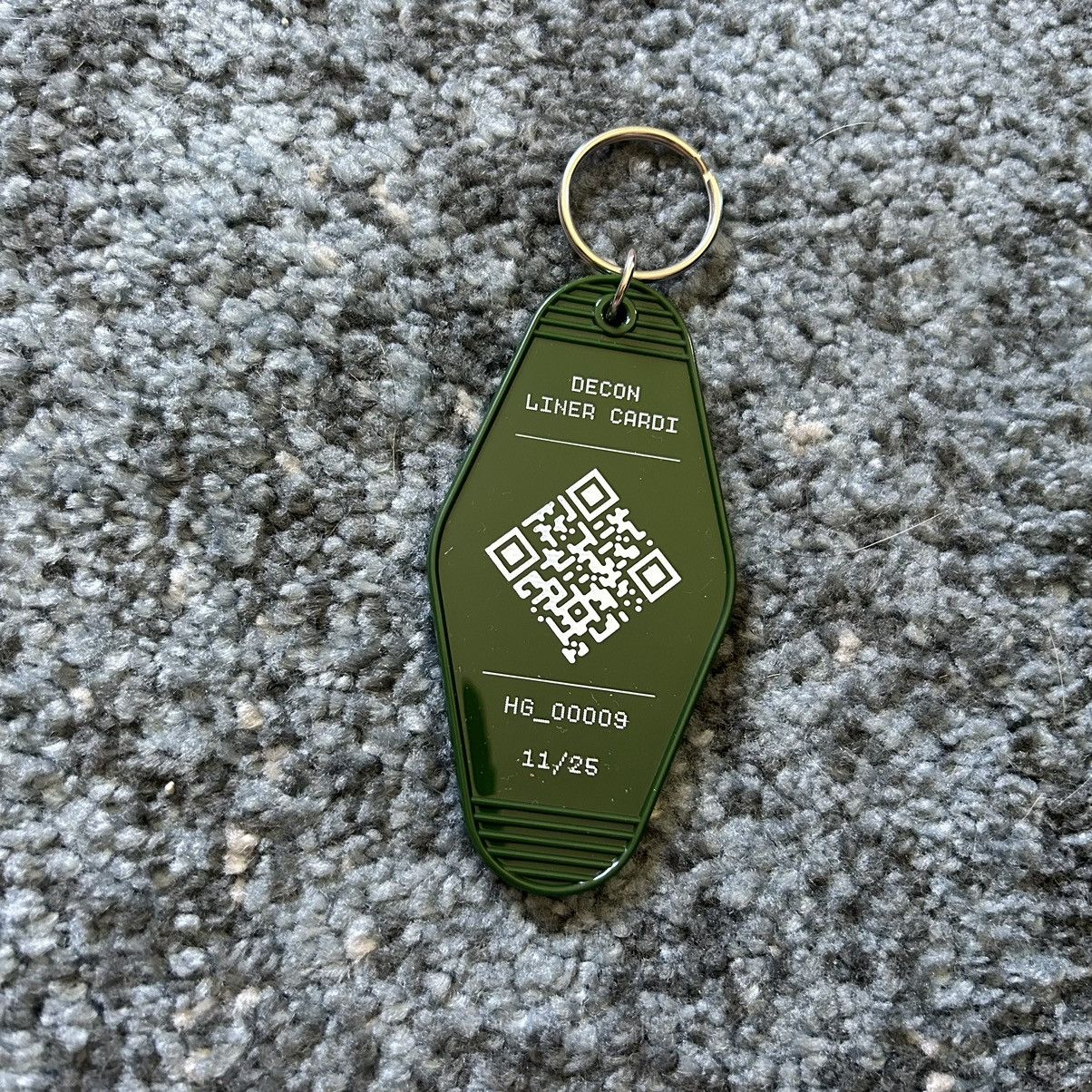 HIDDEN 2023 HiDDEN PPF DECONSTRUCTED LiNER CARDiGAN HOTEL KEYRiNG Size ONE SIZE - 2 Thumbnail