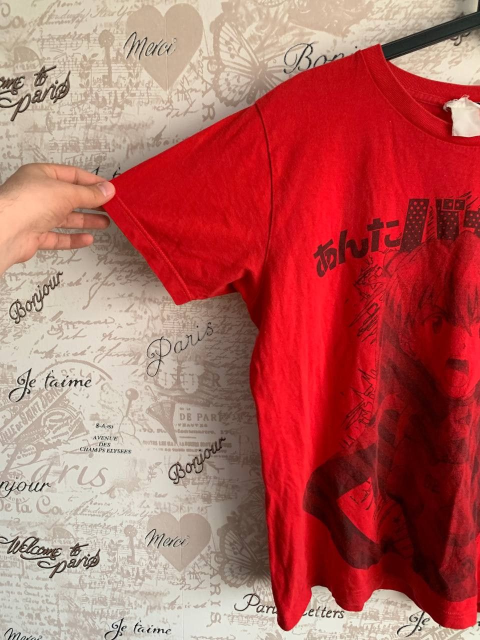 Anime Neon Genesis Evangelion Asuka Soryu Overprint Anime T-shirt Size US M / EU 48-50 / 2 - 3 Thumbnail
